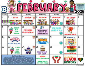 ✨February 2026 Activity Calendar ✨
